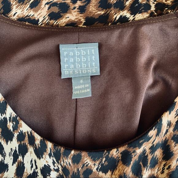 Rabbit Designs Animal Print Dress, Size 8 - Picture 3 of 5